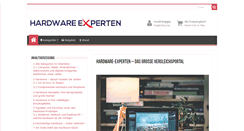 Desktop Screenshot of hardware-experten.de