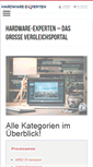 Mobile Screenshot of hardware-experten.de